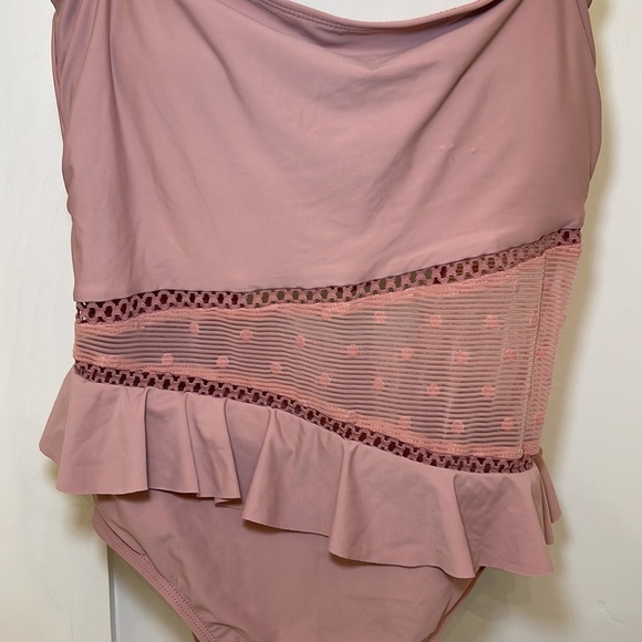Ella Moss swimsuit. Old pink. Size M - Picture 3 of 8